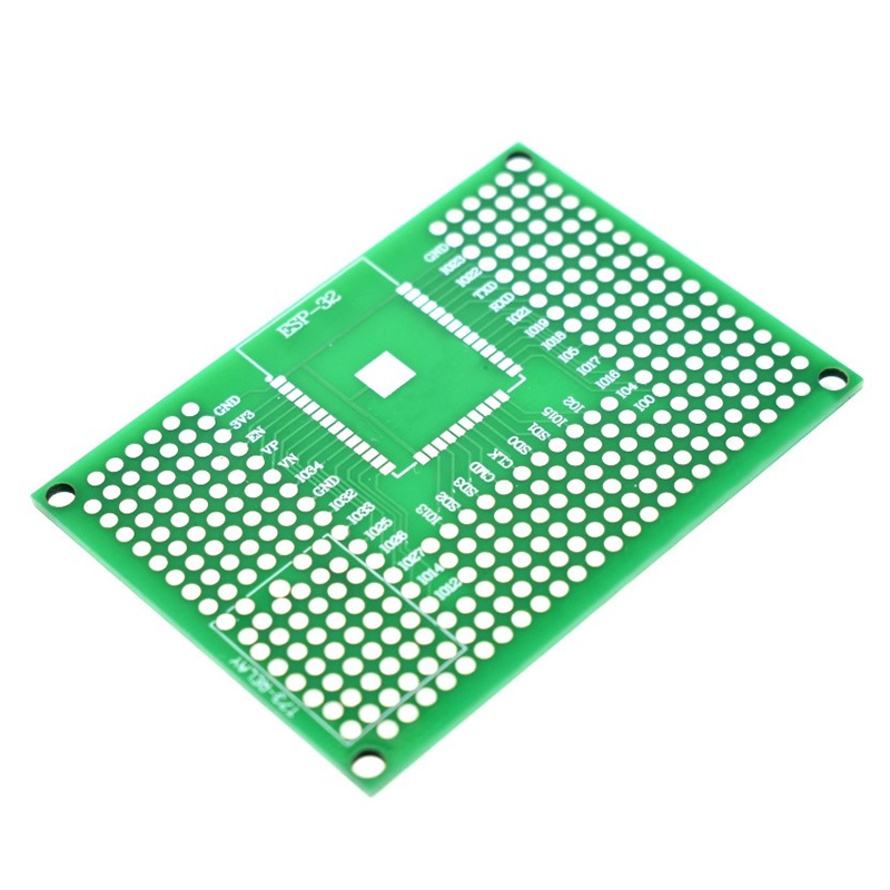 Esp8266 - 5x7ซม. ต้นแบบด้านคู่บอร์ด PCB เบรดบอร์ดโพรโทชิลด์สำหรับรีเลย์ Arduino ESP8266