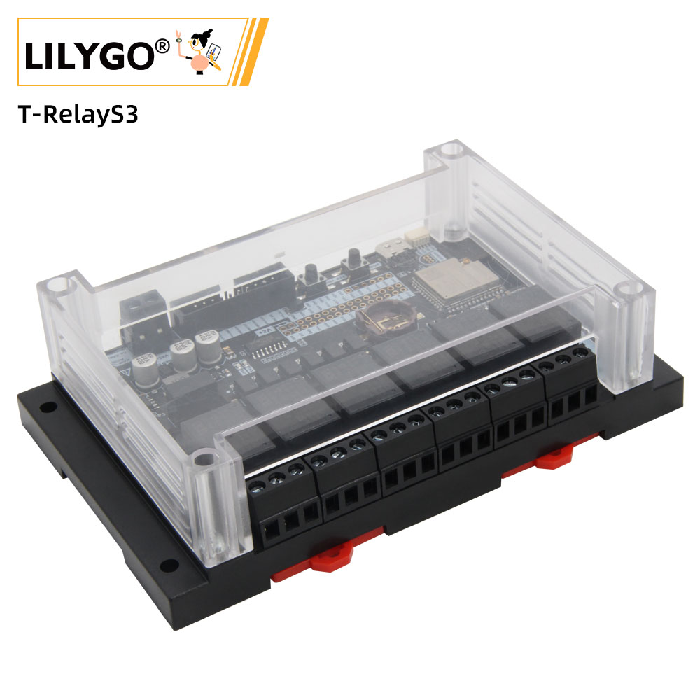 Espressif Esp32 - LILYGO® T-RelayS3 บอร์ดพัฒนารีเลย์6ทาง ESP32-S3 T-RelayS3โมดูลไร้สาย ESP32-S3-WROOM-1U
