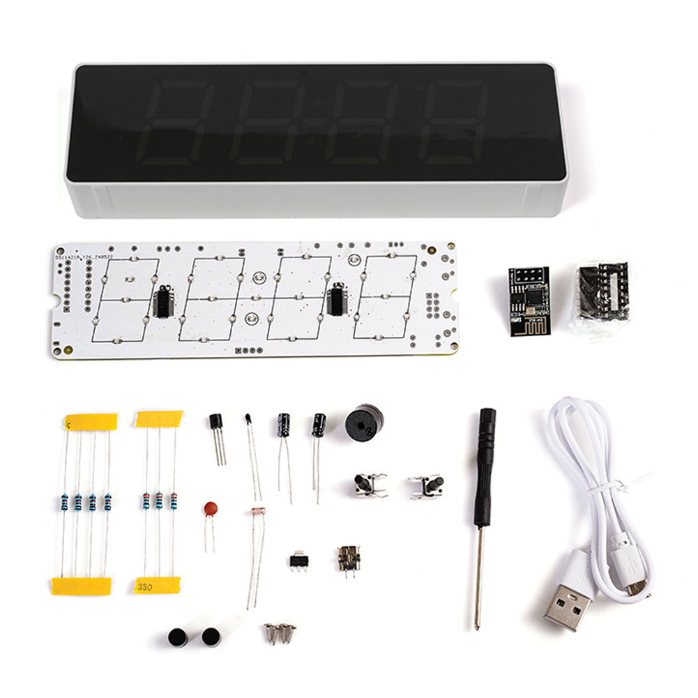 Esp8266 - ESP8266 IOT ชุดนาฬิกา WiFi สีสันสดใส, นาฬิกาอิเล็กทรอนิกส์อัจฉริยะ