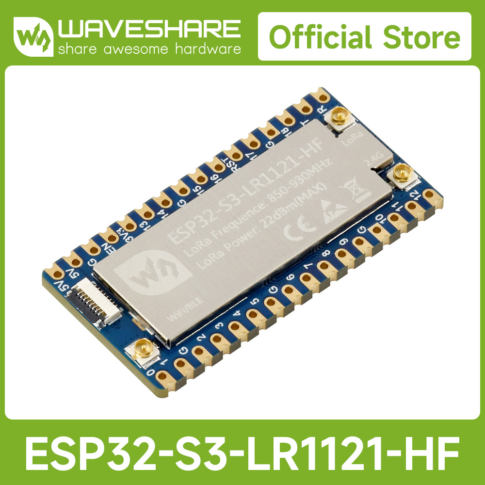 Esp32 Uart Module - บอร์ดพัฒนา Waveshare ESP32-S3 LoRa, รวมชิป RF