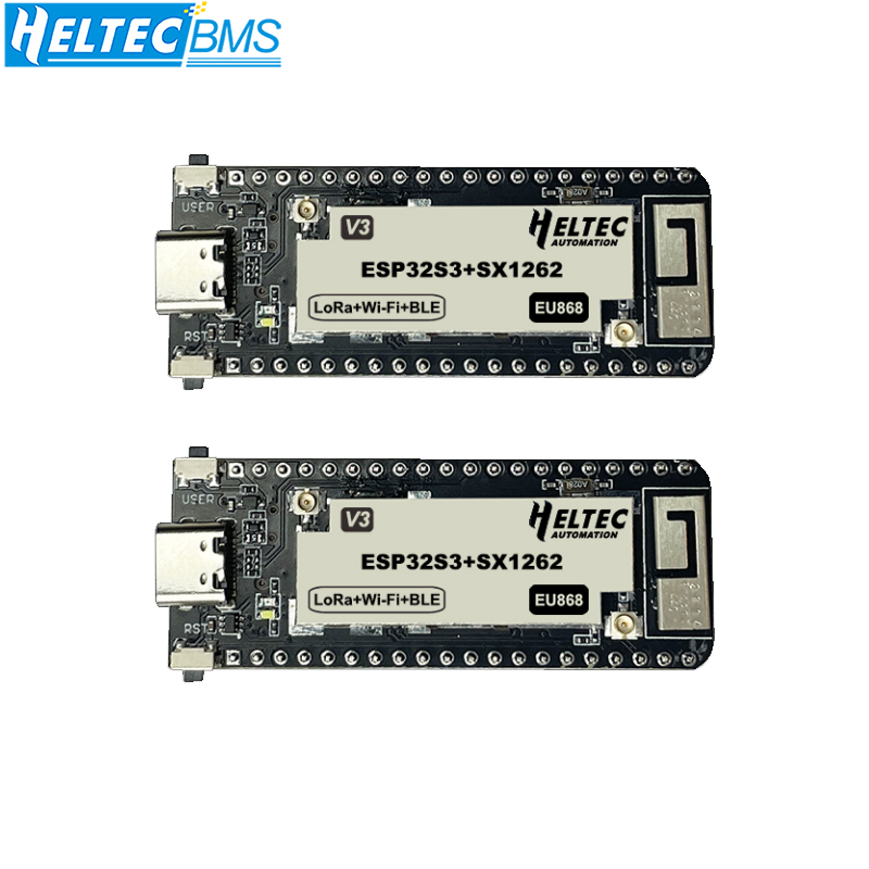Esp32 Uart Module - Heltec ชุดอุปกรณ์ 2 ชิ้น สำหรับเชื่อมต่อไร้สาย LoRa