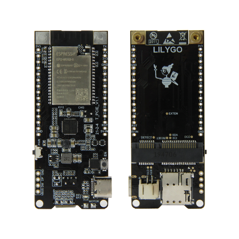 Esp32 Wifi Bluetooth Module - ESP32-WROVER-B ชิปบอร์ดพัฒนาแบบรวมได้พร้อม SIM7070G SIM7080G SIM7020G SIM868