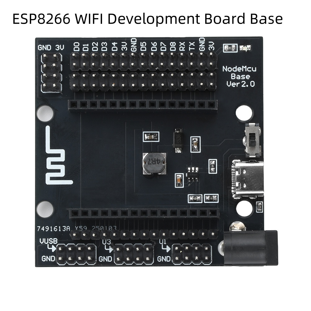 Esp8266 Nodemcu - บอร์ด NodeMcu Base ESP8266 สำหรับทดสอบ DIY