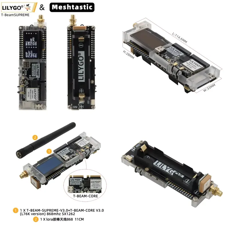 Esp32 - สำหรับโมดูล LILYGO T-Beam ESP32-S3 SX1262 Meshtastic