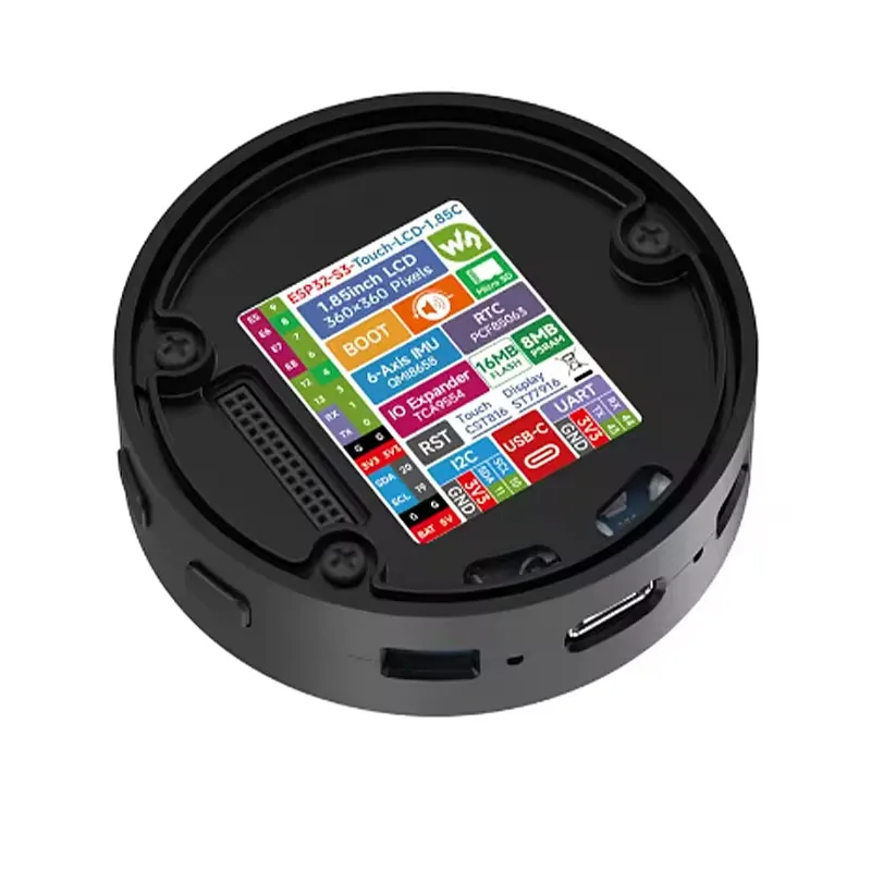 Esp32 - บอร์ดพัฒนา ESP32-S3 พร้อมหน้าจอสัมผัสทรงกลมขนาด 1.85 นิ้ว รองรับลำโพงขนาด