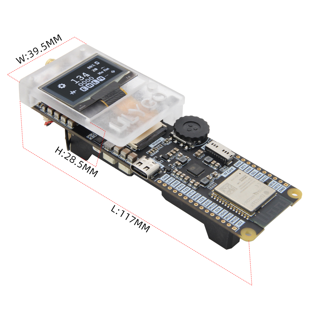 Esp32 - บอร์ดพัฒนา T-TWR Plus OpenEdition ESP32-S3 พร้อม