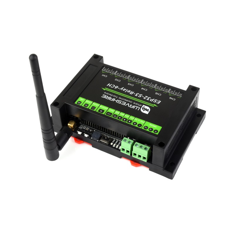Esp32 Wifi Bluetooth Module - โมดูลรีเลย์ WiFi ESP32-S3 แบบอุตสาหกรรม 6 ช่องสัญญาณ
