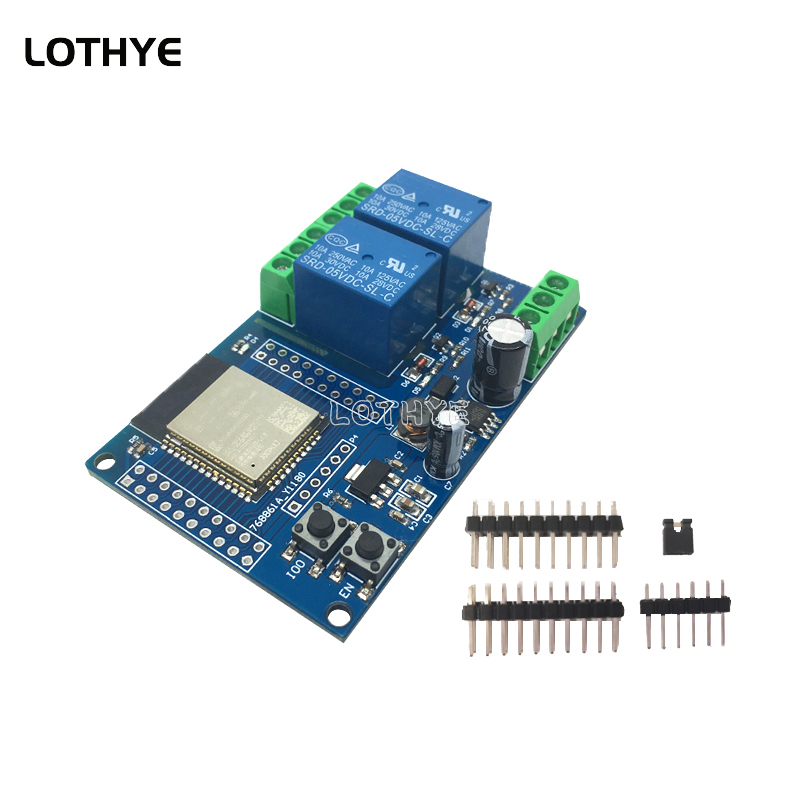 โมดูลรีเลย์ ESP32 แบบสองช่องสั - Esp32 Uart Module บทวิจารณ์และราคา