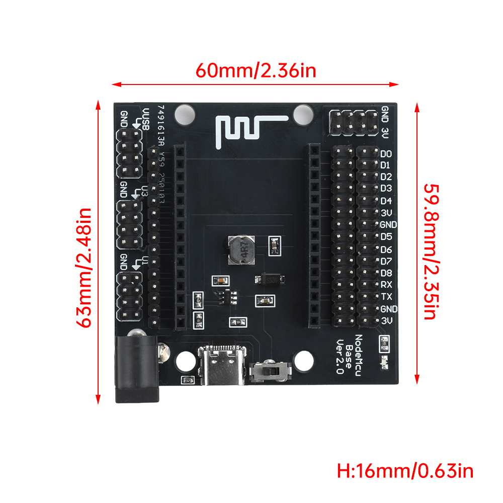 บอร์ด NodeMcu Base ESP8266 สำห - Esp8266 Nodemcu บทวิจารณ์และราคา
