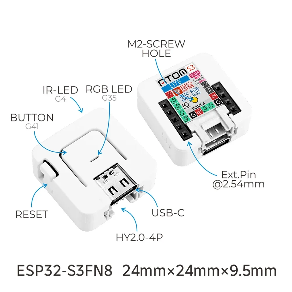 M5Stack AtomS3-Lite บอร์ดพัฒนา - Esp32 Uart Module บทวิจารณ์และราคา