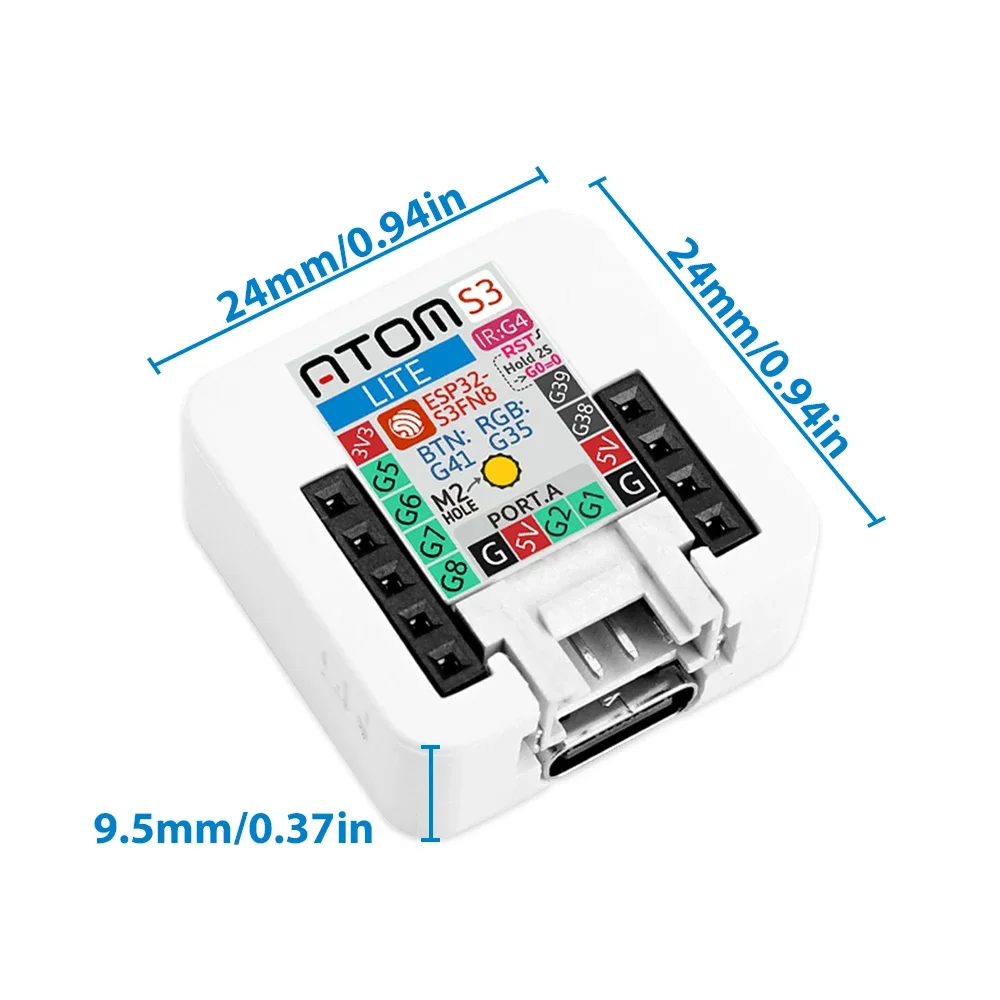M5Stack AtomS3-Lite บอร์ดพัฒนา - Esp32 Uart Module บทวิจารณ์และราคา