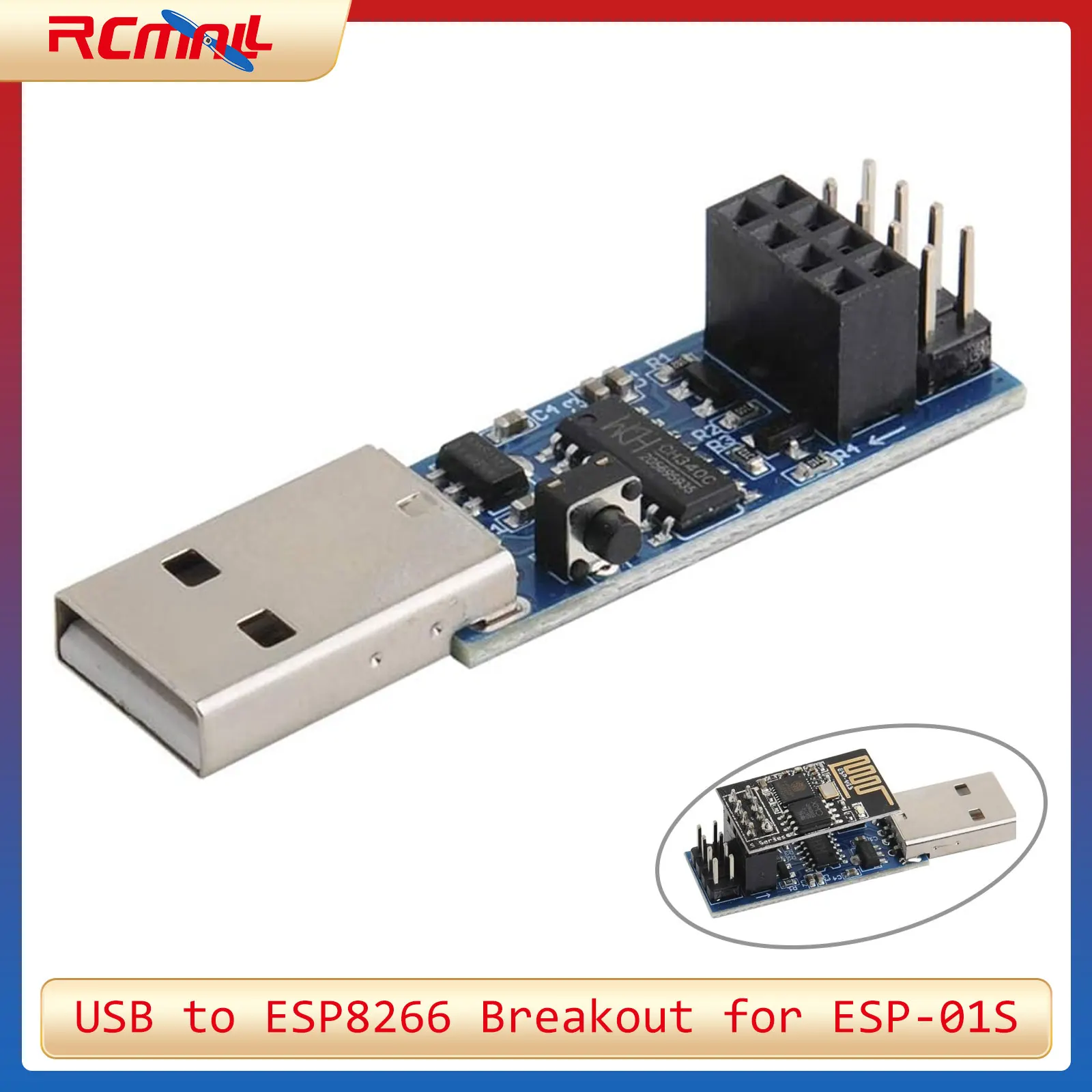 USB ESP8266 Breakout CH340C ES - Esp8266 บทวิจารณ์และราคา
