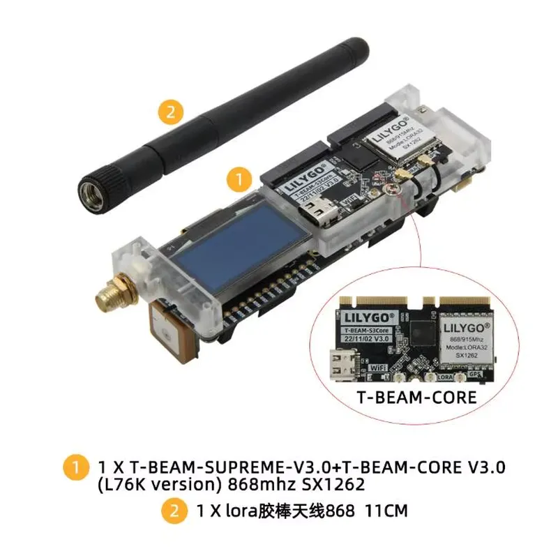 สำหรับโมดูล LILYGO T-Beam ESP3 - Esp32 บทวิจารณ์และราคา