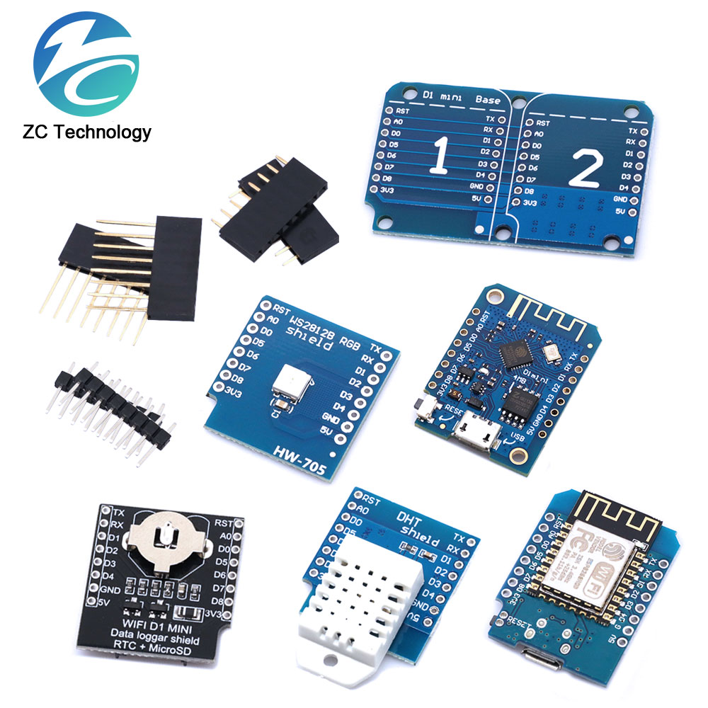 D1 Mini ESP8266 ESP-12F CH340G - Esp8266 Nodemcu บทวิจารณ์และราคา