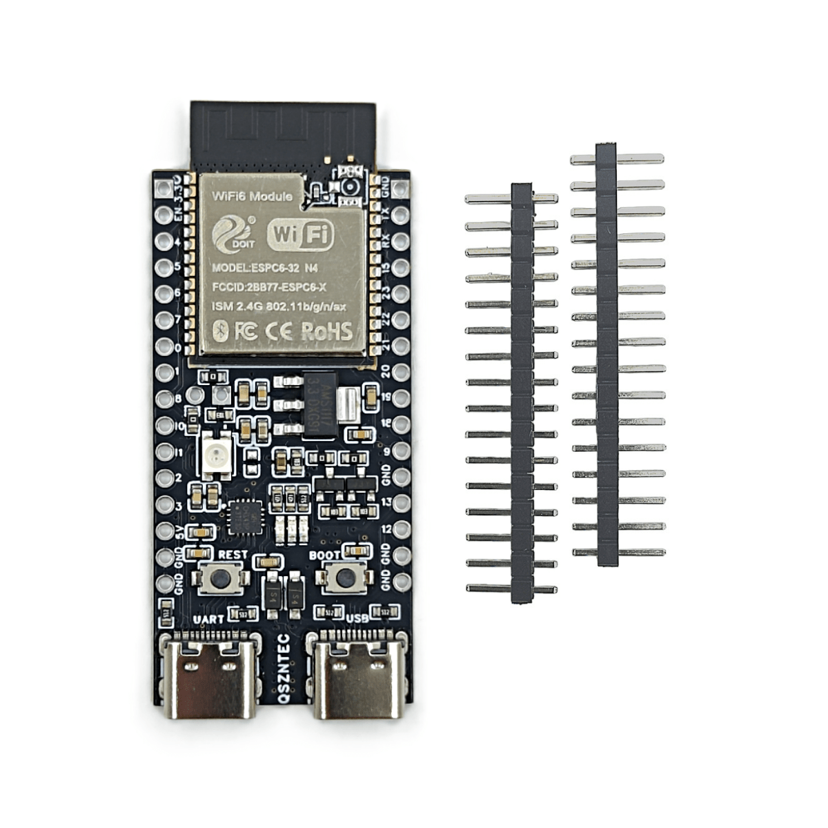 บอร์ด ESP32-C6-DevKitC-1 ชิปปร - Esp32 Devkit บทวิจารณ์และราคา