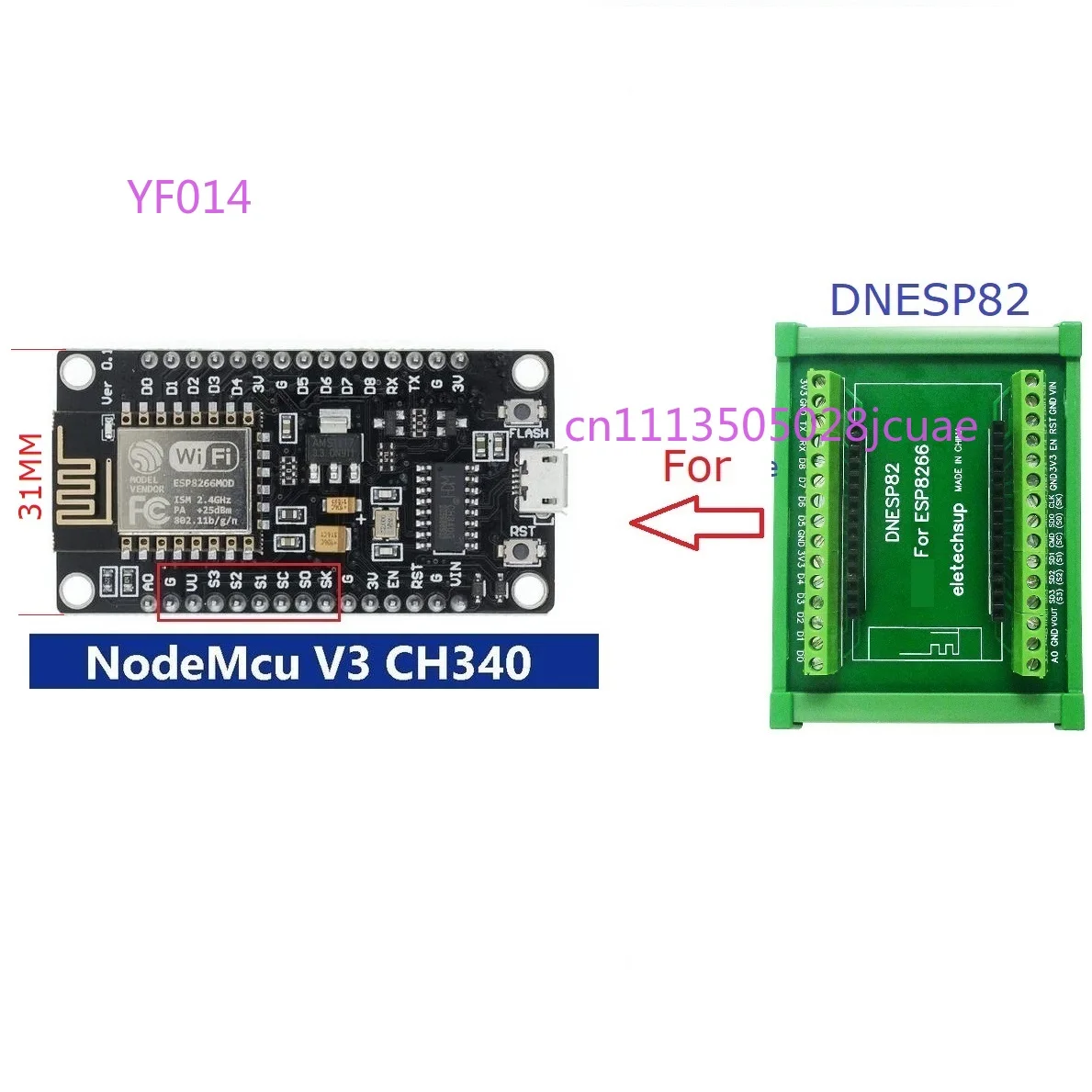 โมดูล ESP8266 NodeMcu WiFi สำห - Esp8266 Nodemcu บทวิจารณ์และราคา